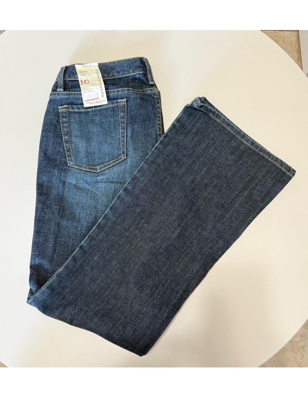Banana Republic Dark Blue Jeans Size 10 NWT - Picture 5 of 9